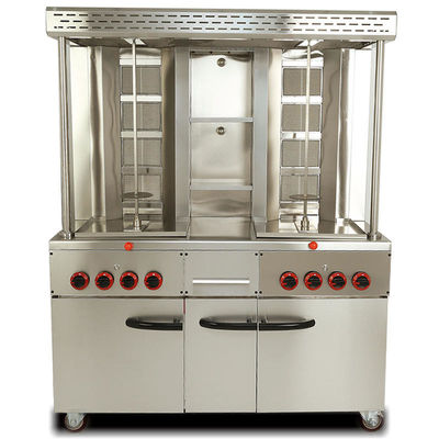 خرید الکتریکی و گاز عمودی / ایستاده نوع ماشین Shawarma تنظیم برای مرغ BBQ گرل تولید آنلاین