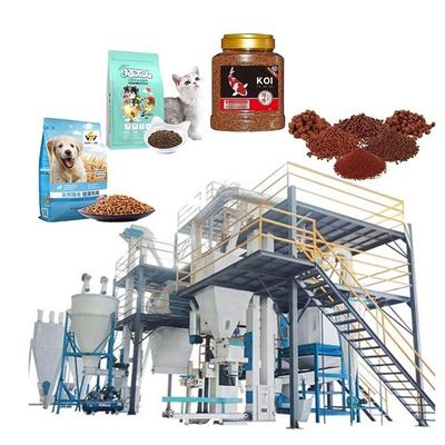 خرید خط تولید مواد غذایی حیوانات خانگی تولید مواد غذایی ماهی گربه ماشین ساخت مواد غذایی اتوماتیک چند منظوره تولید آنلاین
