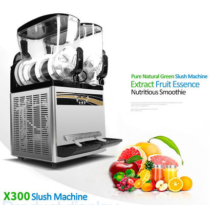 15+15 لیتری ماشین سلاشی تجاری برای فروش 220 ولت/110 ولت 500 وات با سوئیچ لمسی صفحه LCD