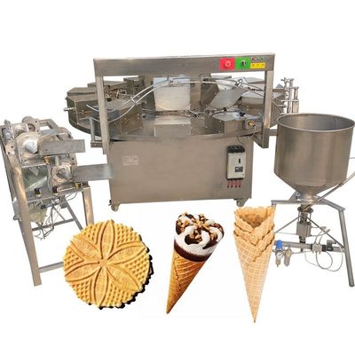 خط تولید یخچال های صنعتی Wafer Ice Cream Cone Wafer Biscuit 380V/50HZ