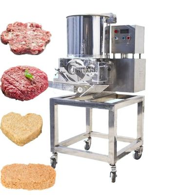 200 کیلوگرم ظرفیت ماهی گوشت پتی و گوشت پای شکل دادن همبرگر پتی ساخت ماشین برای مرغ نوگت